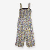 Floral Print Wide Leg Maternity Jumpsuit Sleeveles