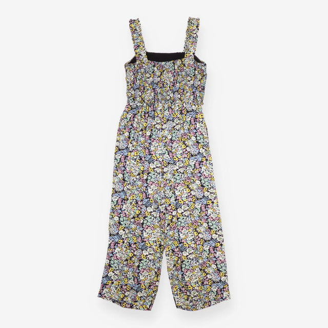 Floral Print Wide Leg Maternity Jumpsuit Sleeveles