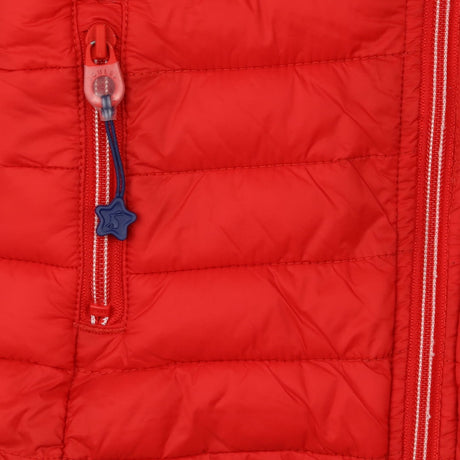 Puffa coat red floral  lining
