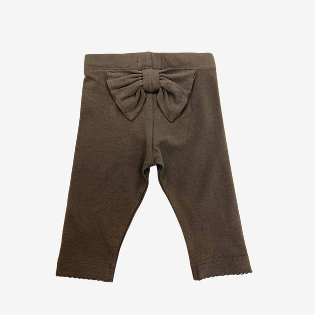Brown Bow Leggings