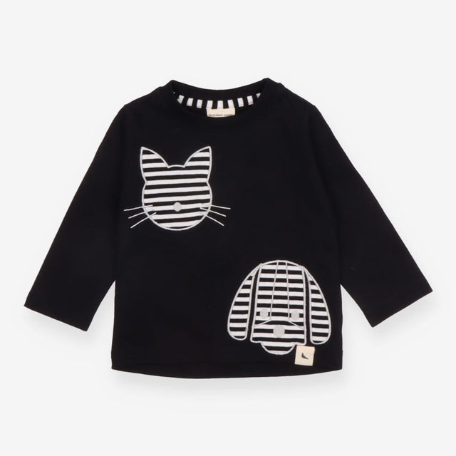 Black Cat and Dog Long Sleeve