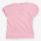 Tee SS pink blue dino on scooter