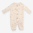 Romper cream leaves acorns  muslin