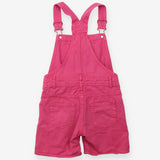 Pink shortie dungarees