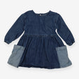 Dress long sleeve denim with two pockets