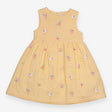 Dress Sleeveless Yellow Gingham Ducks and Flowers