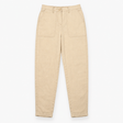 Linen Trousers Neutral Tapered Utility Style