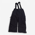 Salopettes black with zip pockets