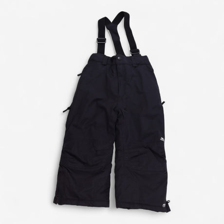 Salopettes black with zip pockets