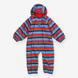 Puddlesuit Multi Striped Fleece Lined
