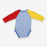 Bodysuit Long Sleeve Yellow/Red/Blue with Duck App