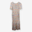 Multicolour Leopard Print Smock Midi Dress