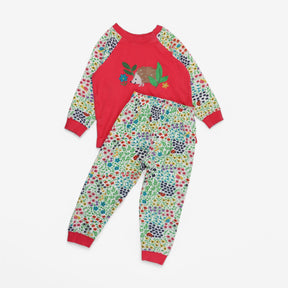 Pyjamas Set Pink Hedgehog