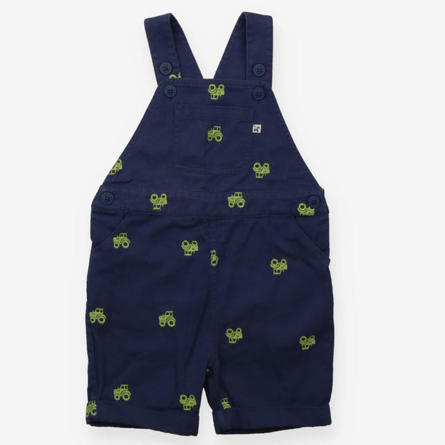 Dungarees Navy with Tractor Appliques
