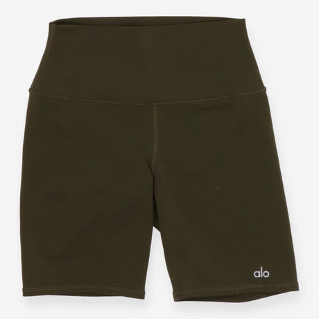 Green Exercise Shorts Khaki Green