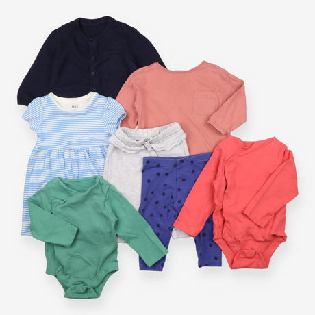 Baby Girl Bundle 6-9m 7 pack