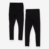 Maternity Leggings - Black 2 pack