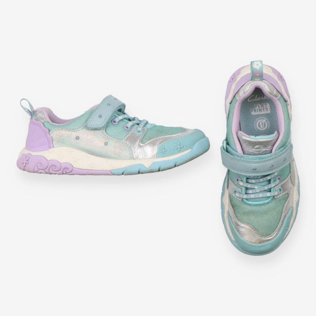 Trainers Purple and Green Mermaid