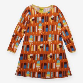 Dress Light Brown with Ice Creams
