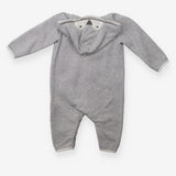  JLPGrey Penguin Knit Romper