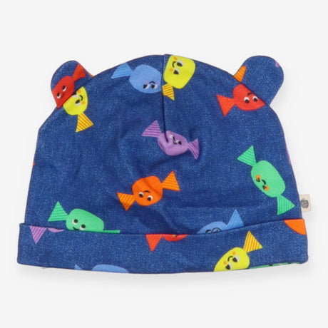 Baby hat blue with fish