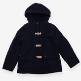 Navy fleece lined duffle coat