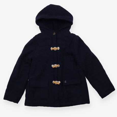 Navy fleece lined duffle coat