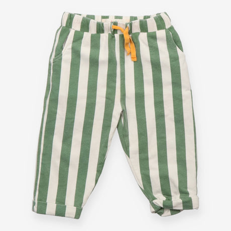 Joggers Green Stripe with Yellow Pullstring
