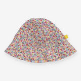 Sunhat Reversible Stripe/Flower Print