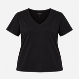 T Shirt Black V Neck