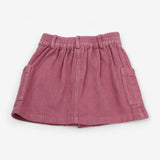 Skirt Cord Pink with Buttons on the Front
