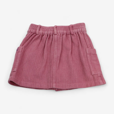 Skirt Cord Pink with Buttons on the Front