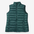 Padded Gilet Bottle Green Lightweight Zip Front