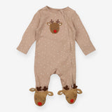 Sleepsuits fawn spot reindeer