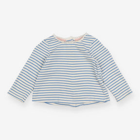 T-shirt blue stripe Long sleeve