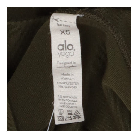 Green Exercise Shorts Khaki Green