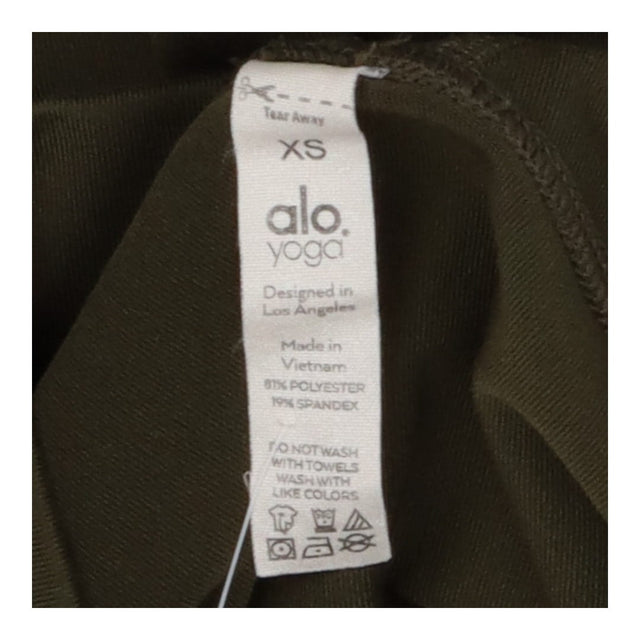 Green Exercise Shorts Khaki Green