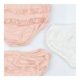Frilly Bloomers Pink & White 3 Pack