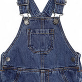 Dungarees Blue Denim with Silver Buttons