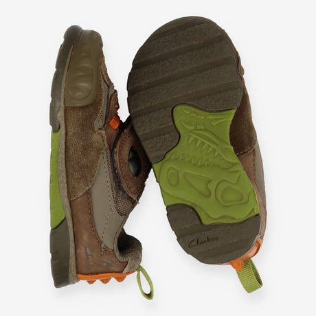 Trainer Shoe Brown Dinosaur Eye