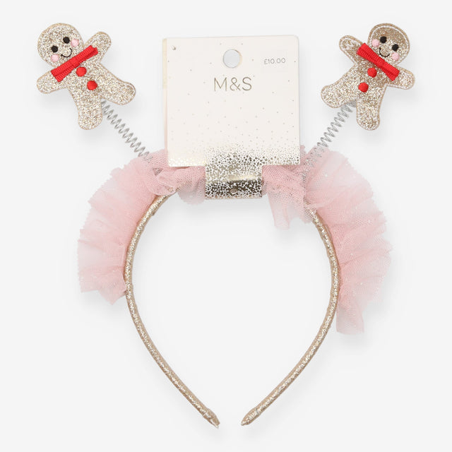 Sparkly Gingerbread Headband