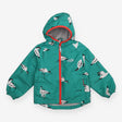 Raincoat unlined Green with Oyster Catcher