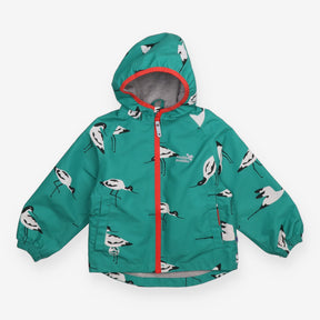 Raincoat unlined Green with Oyster Catcher
