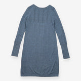 Teal Marl 100% Cotton Cable Knit Long Sleeve Mater