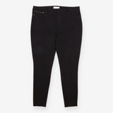 Reiss Trousers Black Zip Detail Skinny Tailored