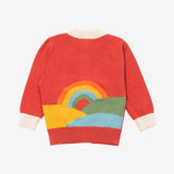 From One To Another Rainbow Design Knitted Cardiga