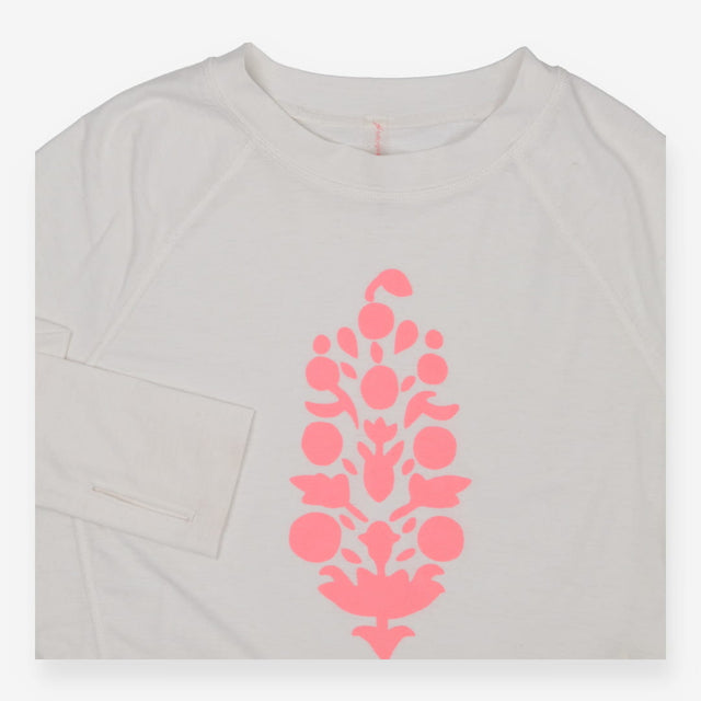 FP Movement Inspire Logo Tee - White and Pink
