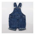Dungaree Shortie Denim with Buckles