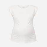 Maternity T-Shirts Two Pack Black White Turn-Up Sl