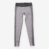 Leggings Grey Marl Logo Waistband Full Length Acti